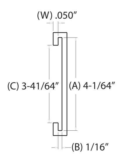 4 IN. C-Channel (101.6000 mm)