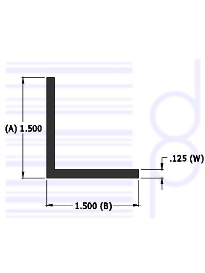 1-1/2 IN. x 1-1/2 IN. Right Angle ( 38.1 mm)