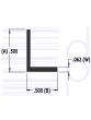 1/2 IN. x 1/2 IN. Right Angle (12.70 mm)