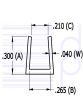 1/4 IN. U-Channel (6.350 mm)