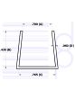 3/4 IN. U-Channel (19.050 mm)