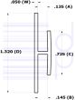 1/8 IN. H-Channel (3.175 mm)
