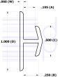 3/16 IN. H-Channel (4.762 mm)