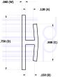 3 mm H-Channel