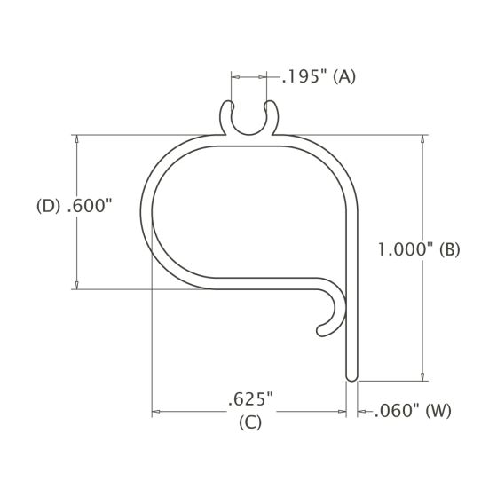 Small Clip Sign Holder