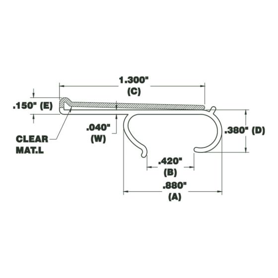 1-1/4 In Data Trak For Wire