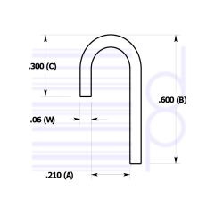 3/16 IN. Hanger Clip (4.762 mm)