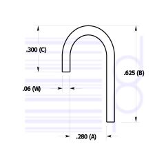 1/4 IN. Hanger Clip (6.350 mm)