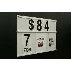 Two Sided Large Sign Board H=19" x L=30"                                                                                                                                                                              