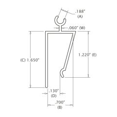 Sign Clips - Extrusions