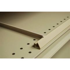 Shelf Divider Rail With 5/8" Face (w/ tape)