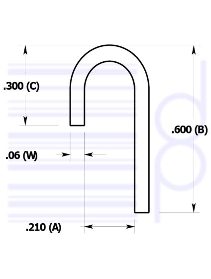 3/16 IN. Hanger Clip (4.762 mm)