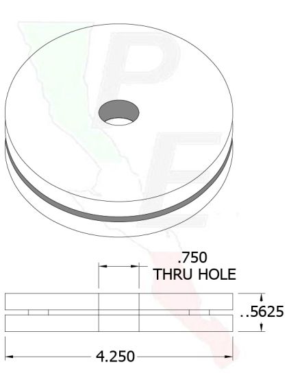 4-1/4 IN. Turntable