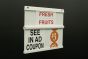 Two Sided Small Sign Board H=10-3/4" x L=12-1/2"